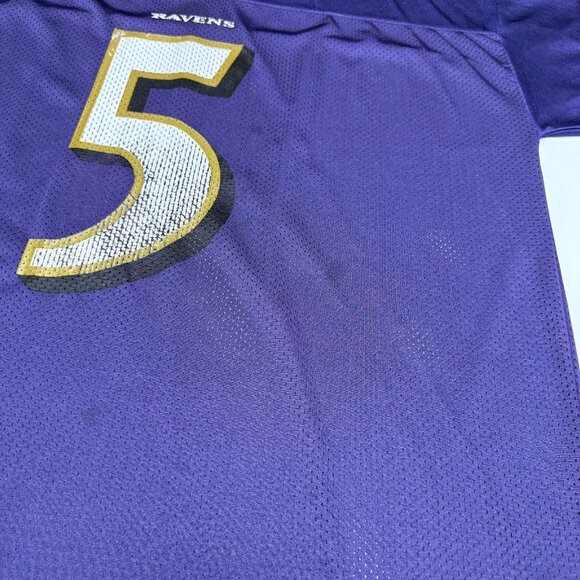Joe Flacco Baltimore Ravens NFL Jersey Mens XL 25x32 Purple - Picture 8 of 16